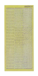 Oval Gold Pearl Border Dazzles™ Stickers